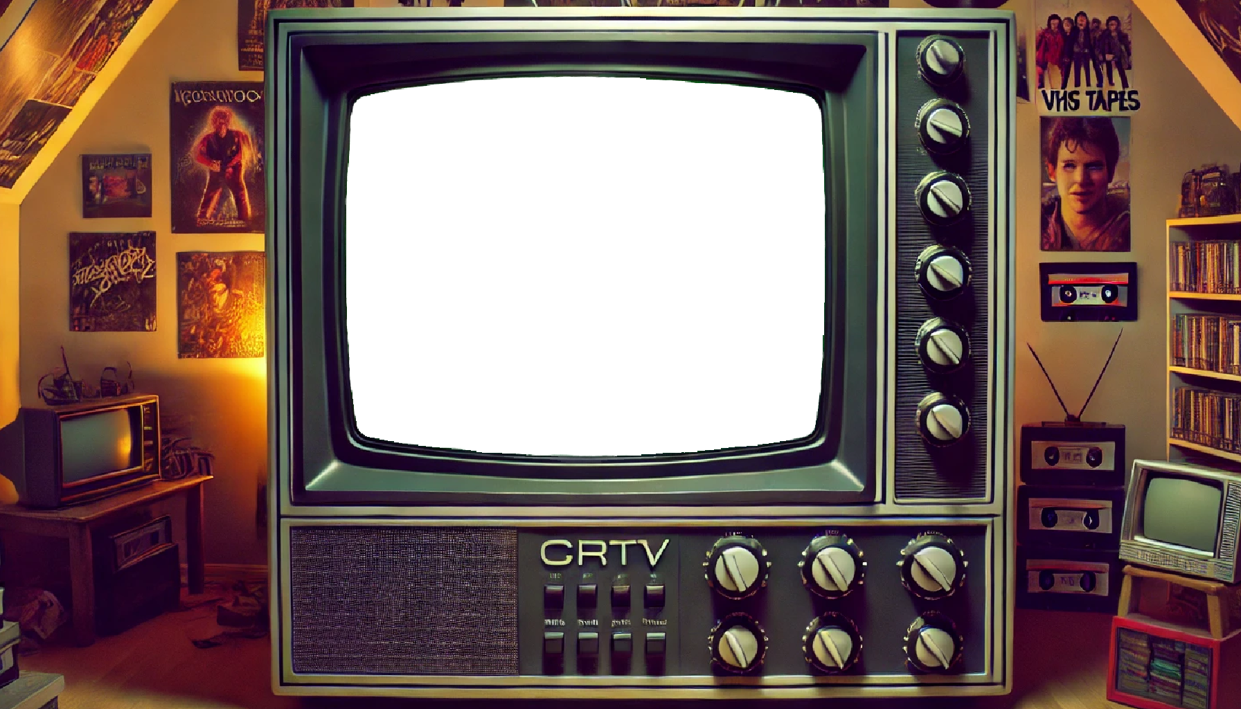 Vintage CRT TV